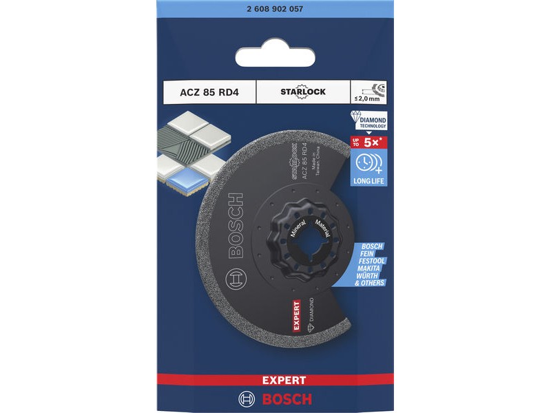 Segmentni list za fugirno maso Bosch EXPERT ACZ 85 RD4, 2608902057